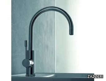 MODO - Countertop single handle 1 hole washbasin mixer _ ZAZZERI