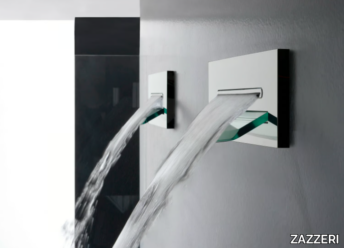 SHIRÒ - Wall-mounted waterfall shower _ ZAZZERI