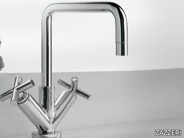 DA-DA - 1 hole washbasin tap with individual rosettes _ ZAZZERI