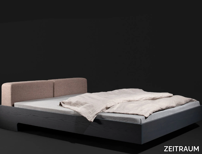 DOZE - Double bed with upholstered headboard _ ZEITRAUM