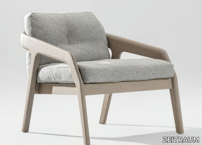 FRIDAY 1 - Fabric armchair with armrests _ ZEITRAUM