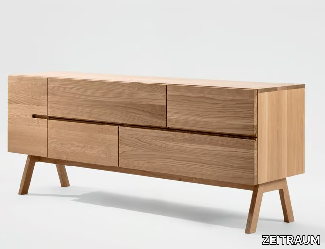 LOW ATELIER - Solid wood sideboard with drawers _ ZEITRAUM