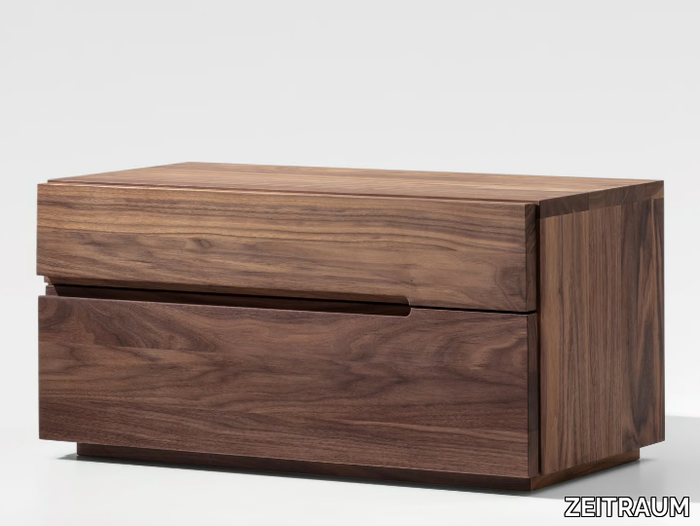 NIGHTSTAND - Solid wood bedside table with drawers _ ZEITRAUM