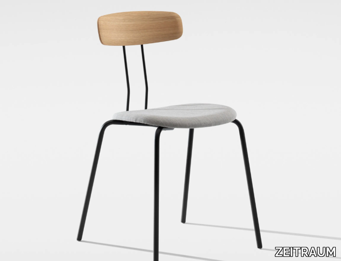 OKITO PLY - Stackable wooden chair with integrated cushion _ ZEITRAUM