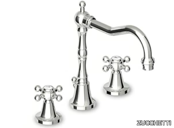 AGORÀ ZAG405 - Countertop washbasin tap with individual rosettes _ ZUCCHETTI