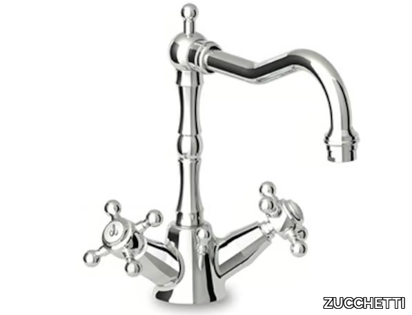 AGORÀ ZAG362 - 1 hole washbasin tap with individual rosettes _ ZUCCHETTI