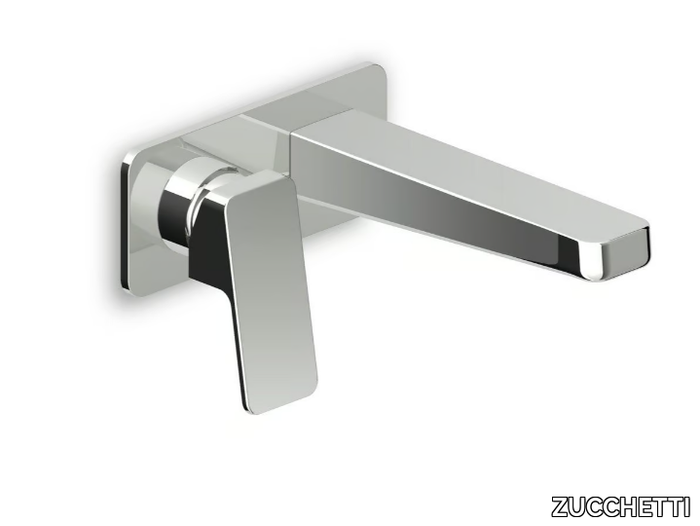 JINGLE ZIN634 - Wall-mounted brass washbasin mixer _ ZUCCHETTI