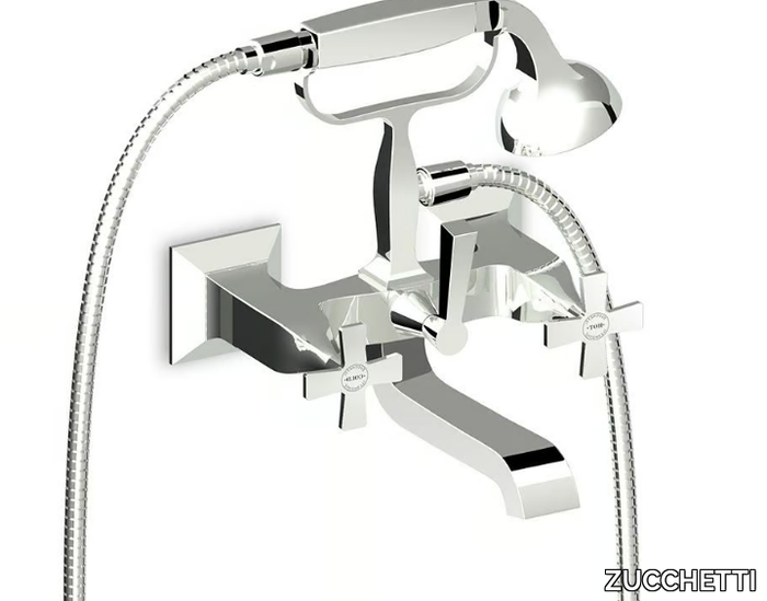 BELLAGIO ZB1228 / ZB1248 - Wall-mounted external bathtub / shower tap with hand shower _ ZUCCHETTI