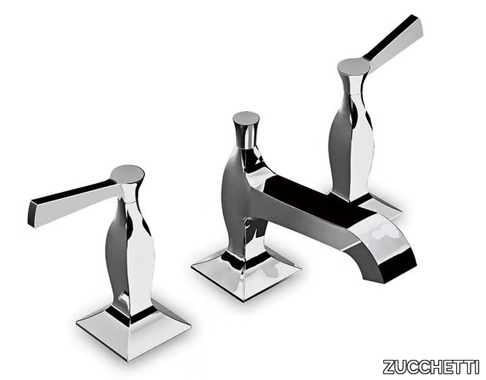 BELLAGIO ZB2425 - 3 hole countertop washbasin tap with aerator _ ZUCCHETTI