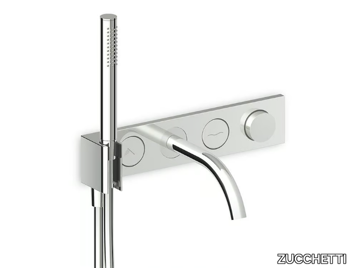 HOOP ZHO786 - 5 hole thermostatic shower set with hand shower _ ZUCCHETTI