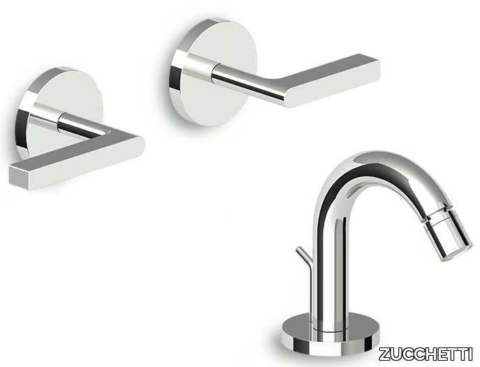 SIMPLY BEAUTIFUL ZSB5737 - 3 hole bidet tap with automatic pop-up waste _ ZUCCHETTI