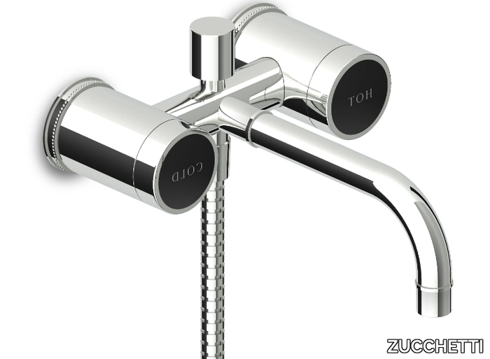 Savoir - 2 hole wall-mounted external bathtub tap _ ZUCCHETTI