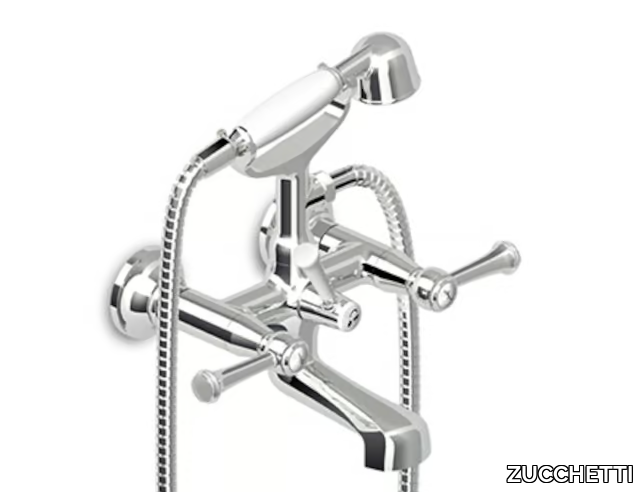 AGORÀ ZAL254 - 2 hole shower tap with hand shower _ ZUCCHETTI