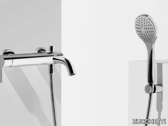 GILL ZGL139 - Exposed single lever bath-shower mixer with diverter _ ZUCCHETTI