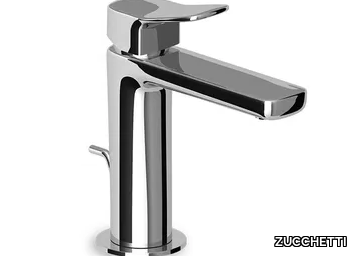 BRIM ZBR308 - Single handle countertop washbasin mixer with pop up waste _ ZUCCHETTI