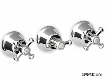 DELFI Z46695 - Recessed shower mixer with individual rosettes with diverter _ ZUCCHETTI