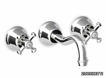 DELFI Z46699 - 3 hole wall-mounted washbasin tap with aerator _ ZUCCHETTI