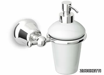 DELFI ZAC215 - Wall-mounted ceramic Bathroom soap dispenser _ ZUCCHETTI