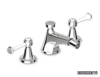 AGORÀ ZAM370 - 3 hole countertop bidet tap with individual rosettes _ ZUCCHETTI