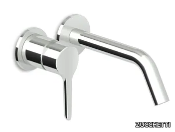 MEDAMEDA ZMM679 - Wall-mounted brass washbasin mixer with aerator _ ZUCCHETTI