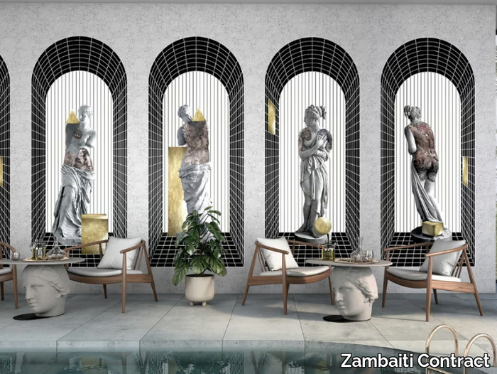 LA QUARTA DIMENSIONE DEL CLASSICO - Digital wallcovering _ Zambaiti Contract