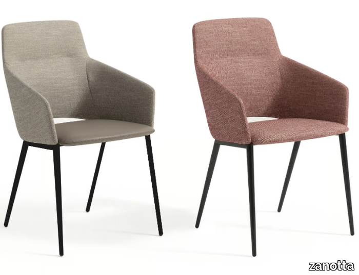 TUSA 2261/A - High-back fabric chair _ Zanotta