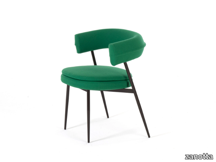 NENA - Upholstered fabric chair with armrests _ Zanotta