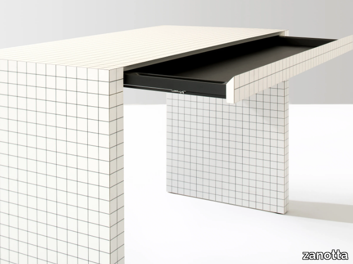 QUADERNA 2750 - Honeycomb console table / secretary desk _ Zanotta