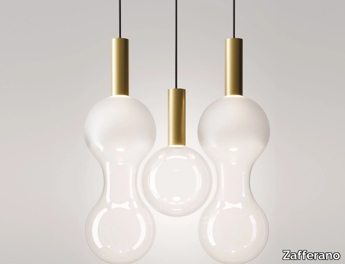 SFERA & SFER'OTTO - LED Borosilicate glass pendant lamp _ Zafferano