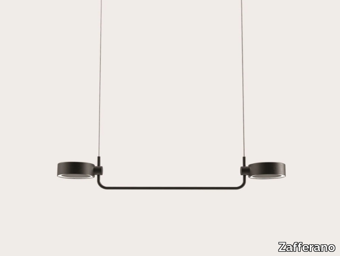 SUPER O - Swivel LED aluminium pendant lamp _ Zafferano