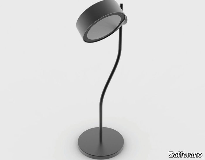 SUPER O - LED aluminium table lamp with dimmer _ Zafferano