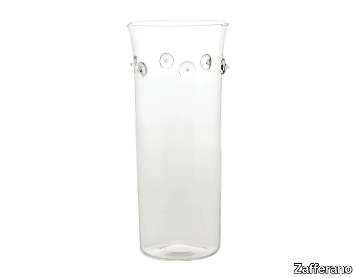 PATÈA - Handmade Borosilicate glass vase _ Zafferano