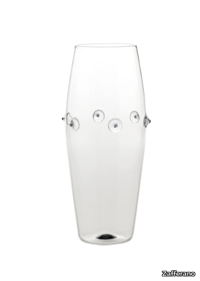 PATÈA - Handmade Borosilicate glass vase _ Zafferano