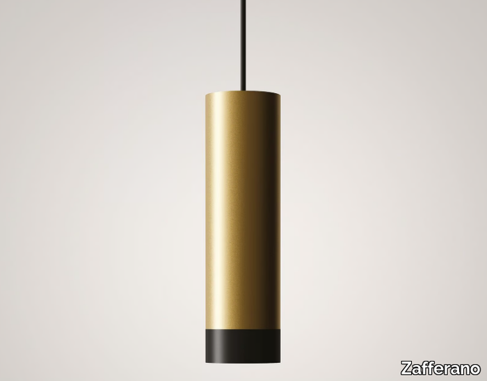 TUBOTTO - LED Anodized aluminium pendant lamp _ Zafferano