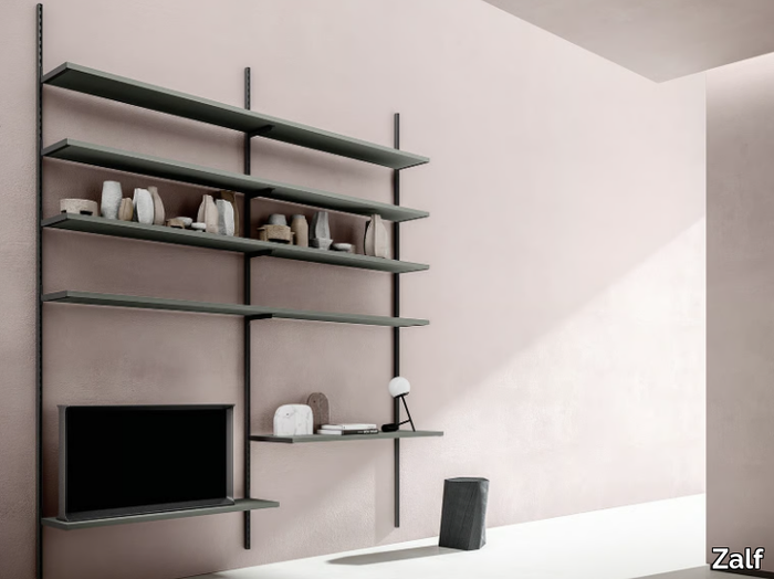 FLEXY EASY SM2006 - Wall-mounted sectional bookcase _ Zalf