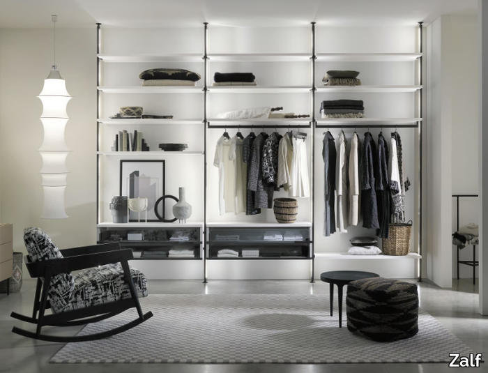 WINDY SM010 - Walk-in wardrobe with integrated lighting _ Zalf