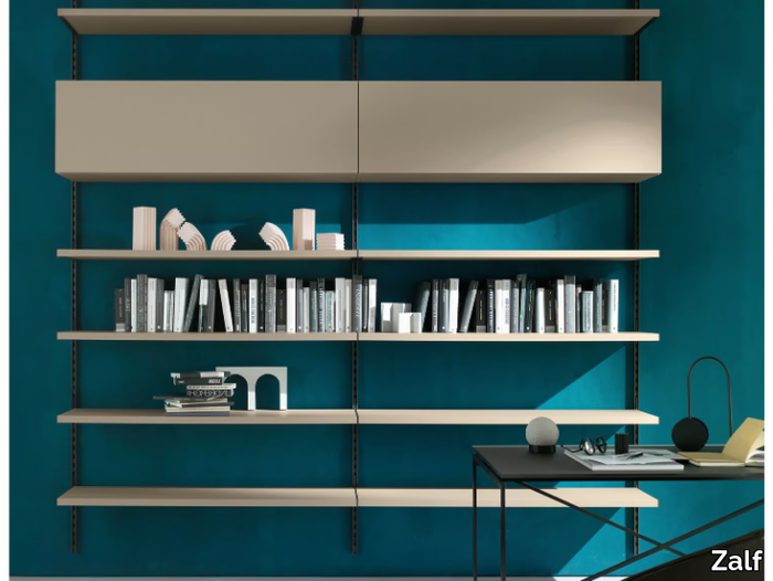 FLEXY EASY SM2006 - Wall-mounted sectional bookcase _ Zalf