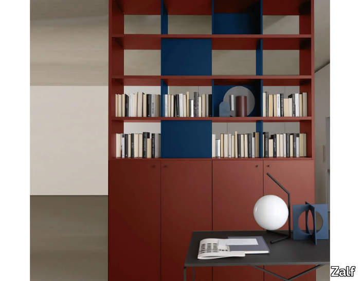 FREESPACE SM2105 - Floor-ceiling mounted modular divider bookcase _ Zalf