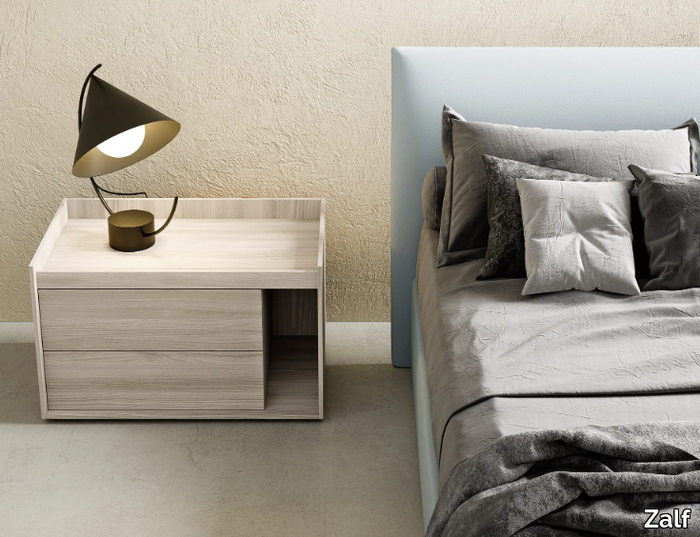 TREND - Bedside table with drawers _ Zalf