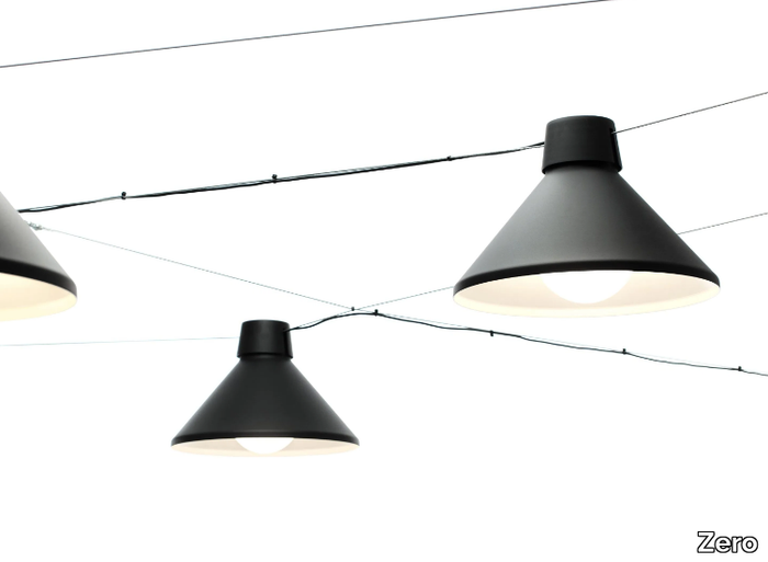 DAIKANYAMA - Cable-mounted aluminium pendant lamp _ Zero