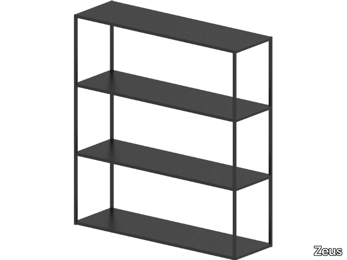 EASY IRONY CONSOLE - Open sectional metal bookcase _ Zeus