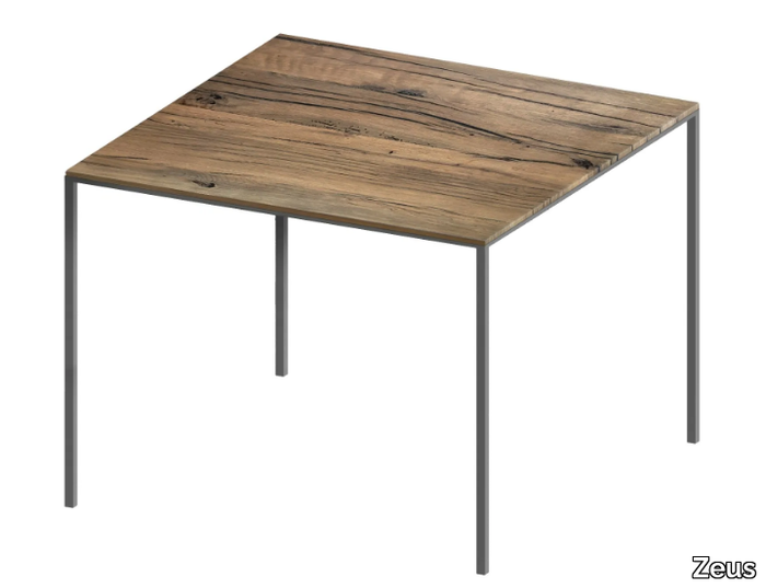 MINITAVOLO 2018 - Square solid wood table _ Zeus