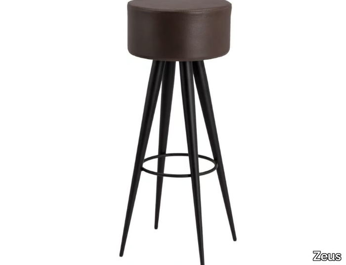 GOLIA - High leather stool _ Zeus