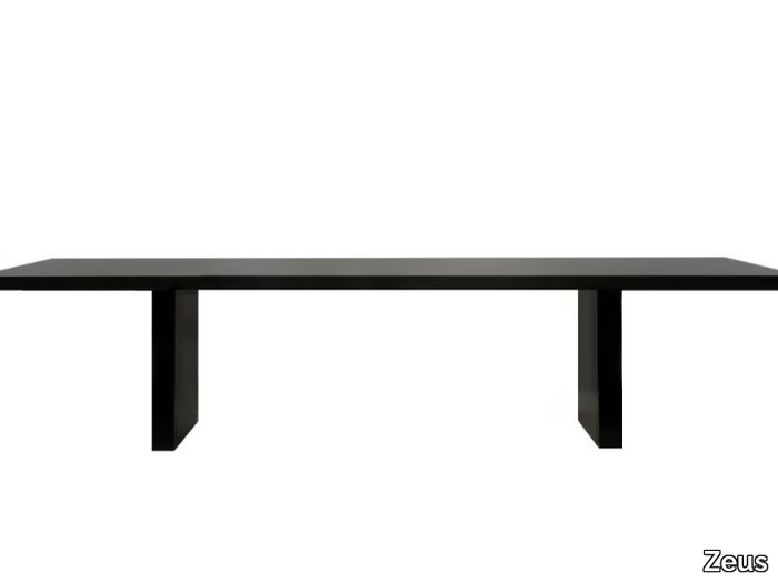 TOMMASO - Rectangular plate table _ Zeus