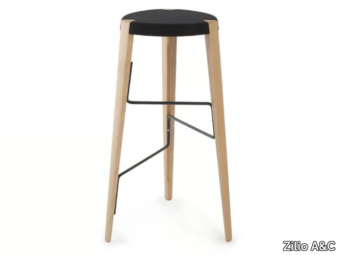 SPUTNIK - High beech stool _ Zilio A&C