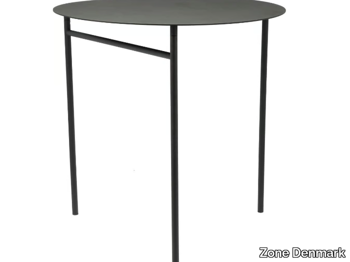 DISC - Folding powder coated steel garden table _ Zone Denmark