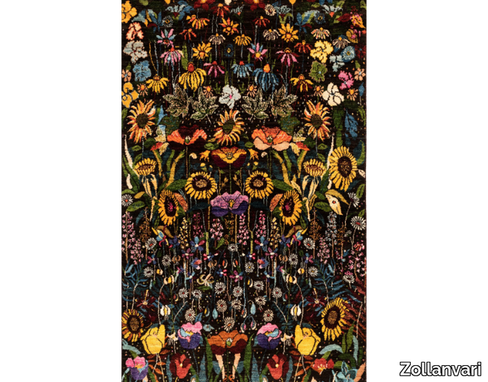 GARDEN OF EDEN 8 - Rectangular wool rug with floral pattern _ Zollanvari