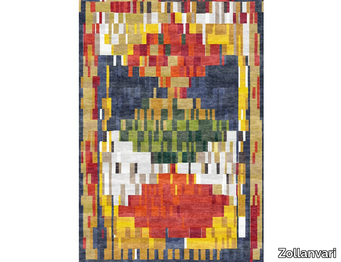 AUREOLE 3 - Rectangular wool rug _ Zollanvari