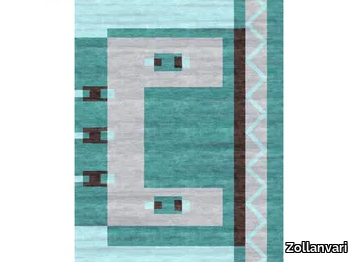 HERITAGE 4 - Rectangular wool rug with geometric shapes _ Zollanvari