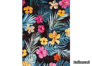 IKEBANA KYOTO 10 - Rectangular wool rug with floral pattern _ Zollanvari